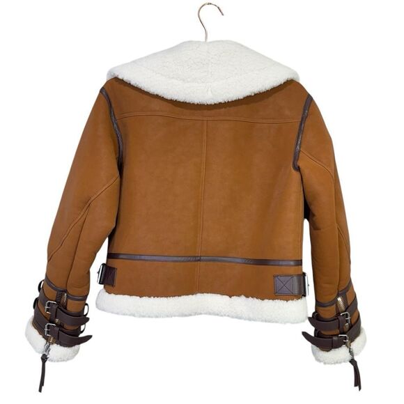 NEW REVOLVE L’Academie x Marianna Hewitt Benton Jacket Dark Brown Size XS - Picture 5 of 13